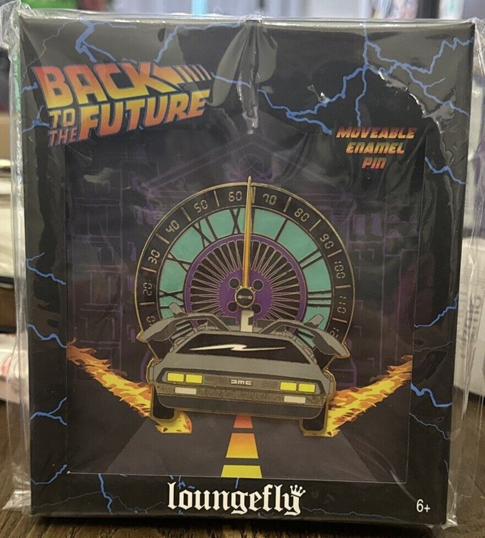Loungefly: Back to The Future Limited 500pc Delorean Moveable Enamel Pin Amazon
